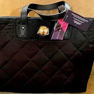 Tommy Hilfiger quilted cloth bag. New with tags.